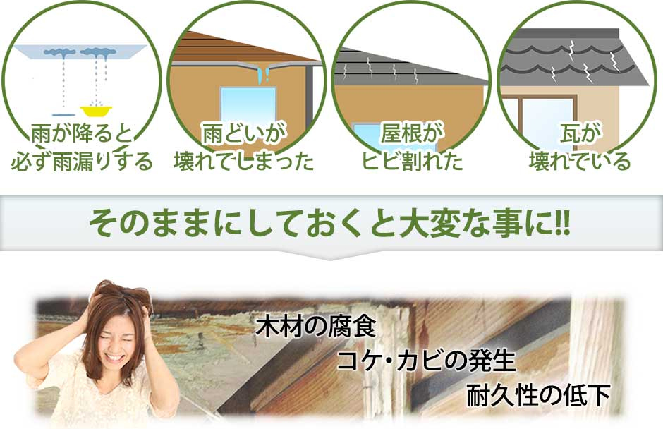 このままにしておくて大変な事に!